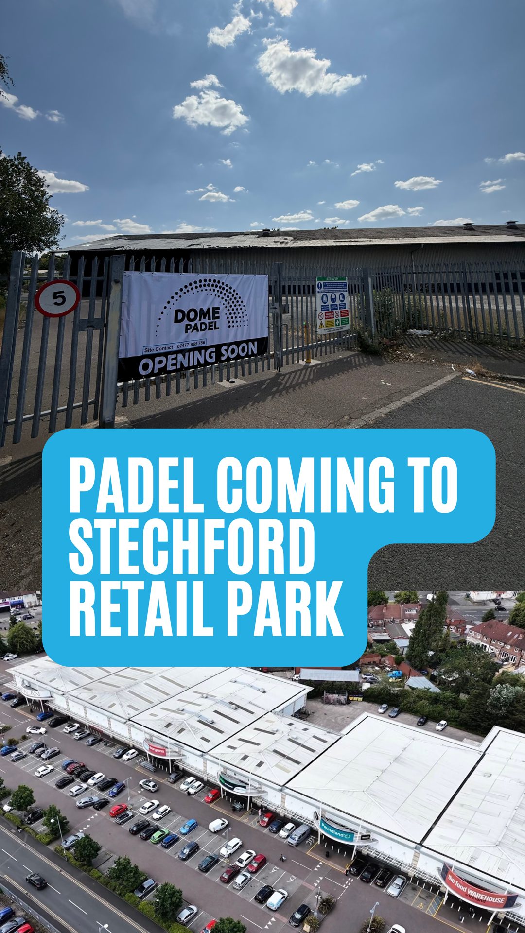 Finding DOME PADEL in Stechford